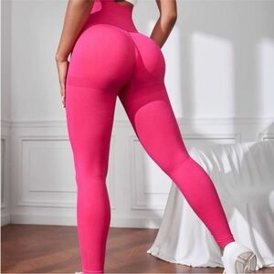 High-Waisted Pink gym Leggings